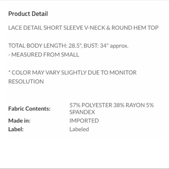 BNWT Lace-sleeve T-Shirt, Hot Pink - Picture 2 of 2